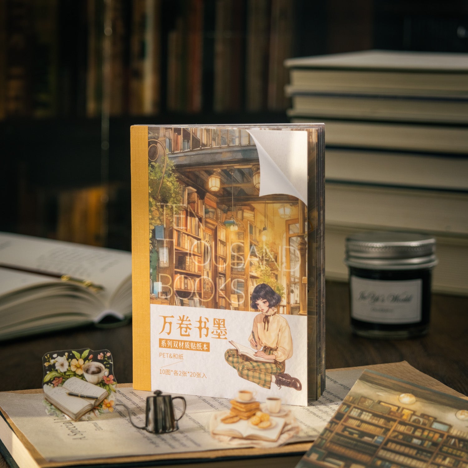 Ten thousand volumes of ink Sticker Books