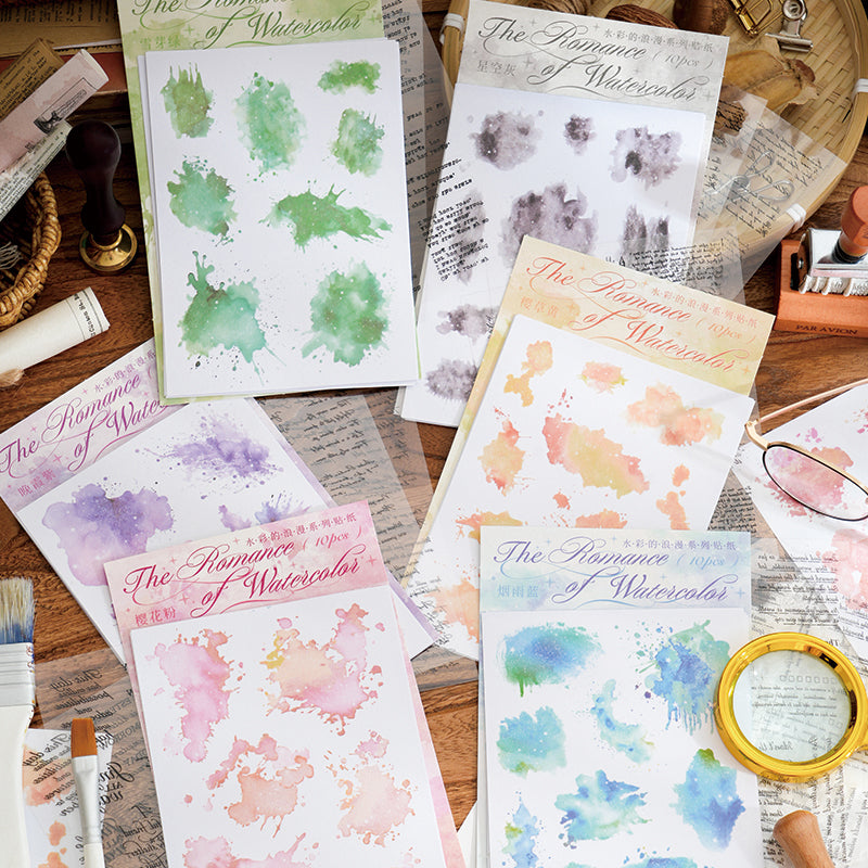Watercolor Smudge Sticker | MOOBOOM – mooboom