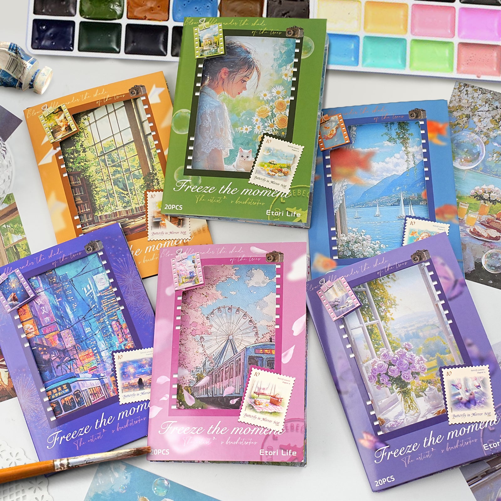 Freeze Moment series Scrapbooking Paper