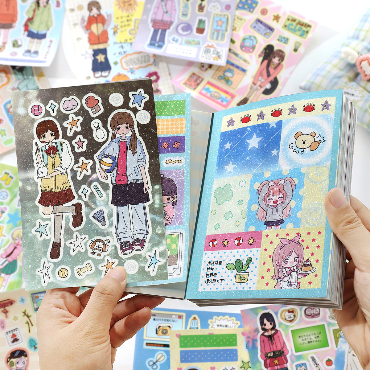 Neon Era Pre-cut Sticker Book