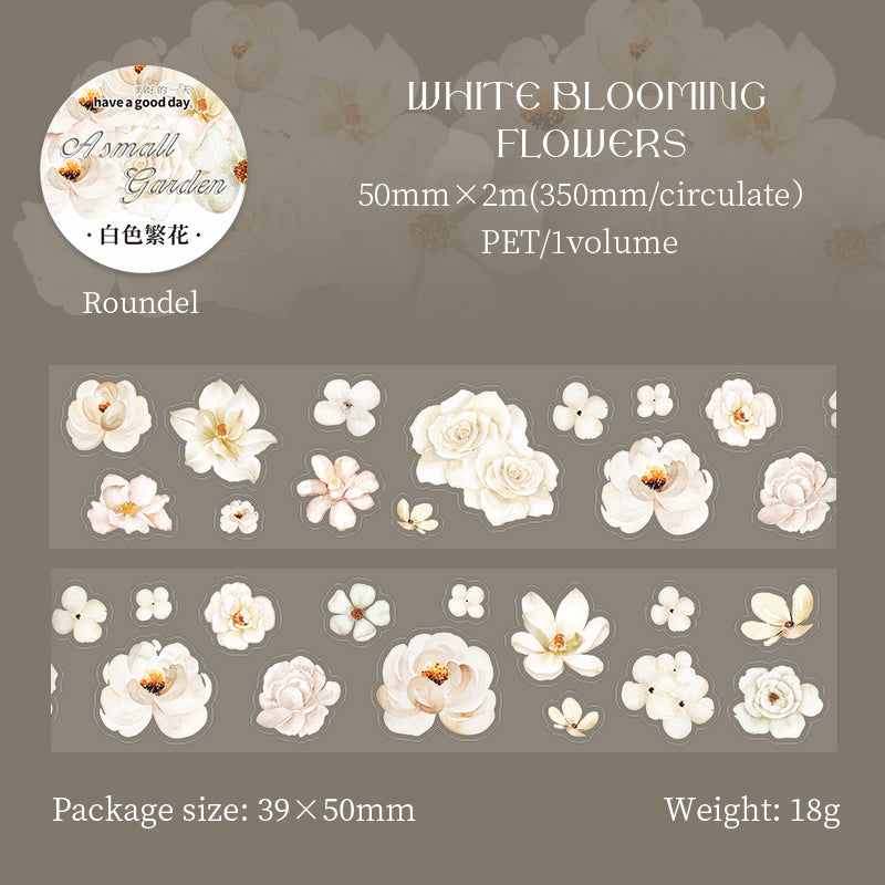 Small Garden Journal Scrapbook Pre-cut PET Tape