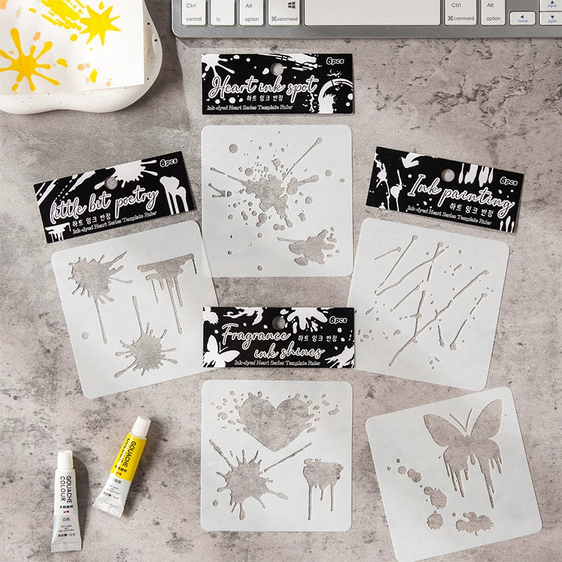 Square various patterns Mask Stencil