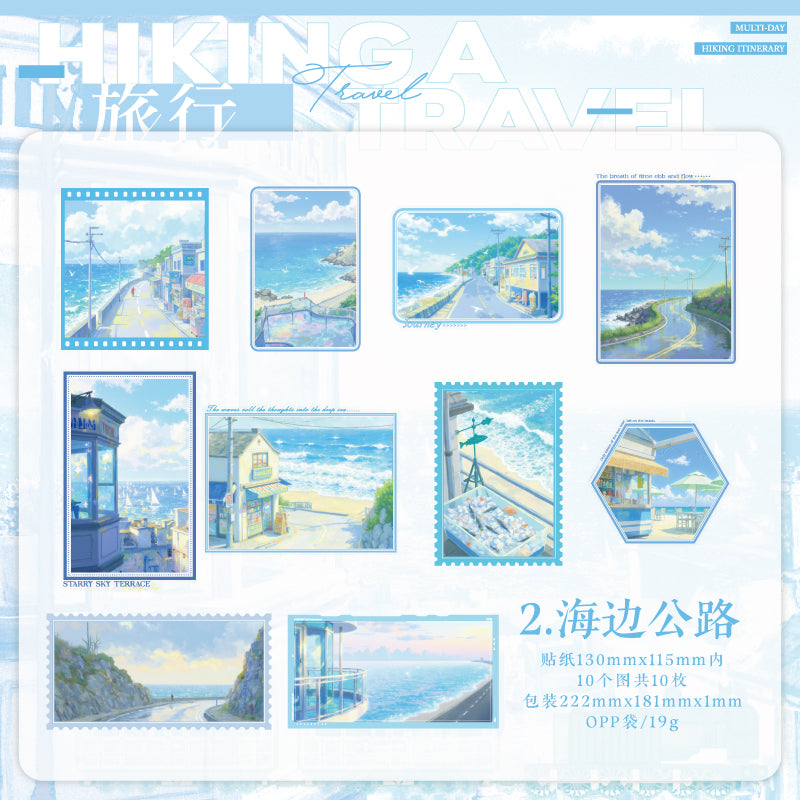 Hiking Trip PET Sticker