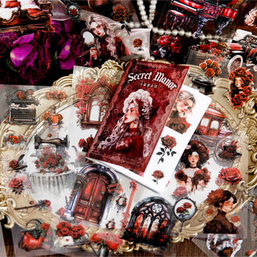 Secret Manor Stickers Book & Scrapbooking Paper