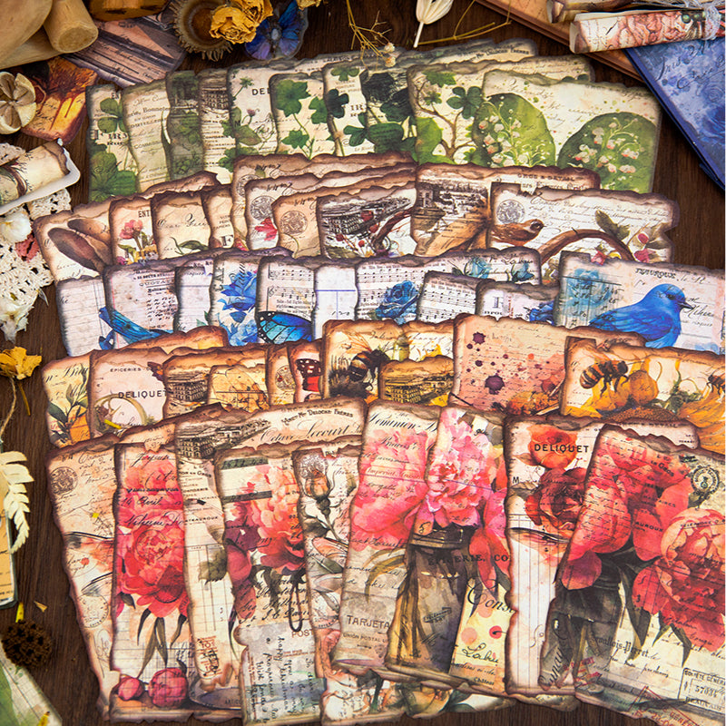 Jenny's Diary Vintage Scrapbooking Paper