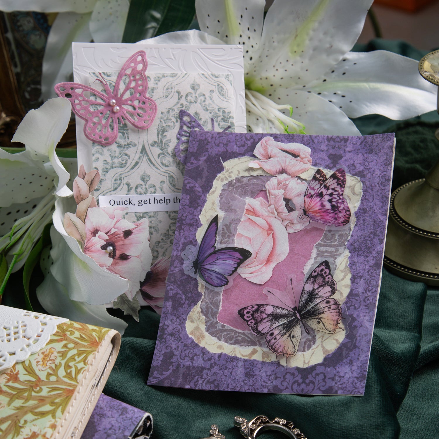 Baroque Pattern Large Size Material Paper