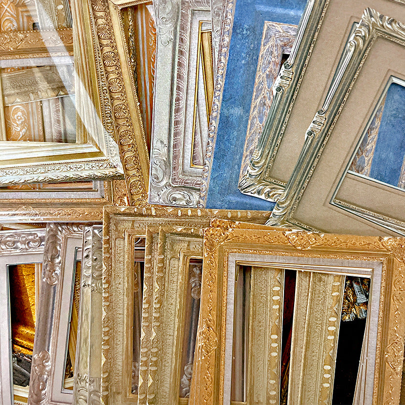 Retro Hollow Border Scrapbooking Paper