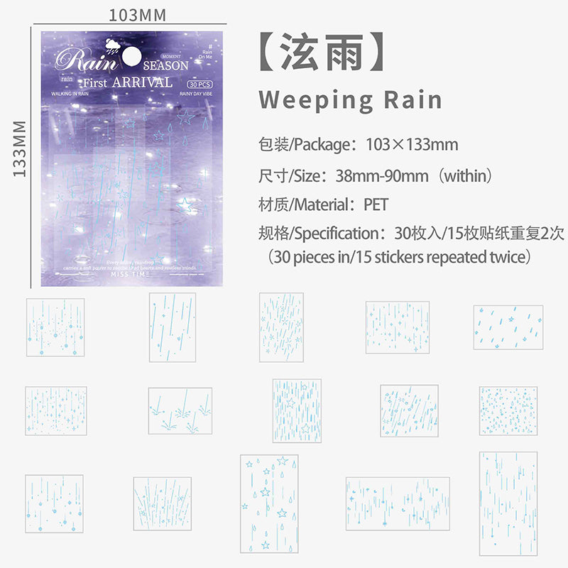 Rainy Season Sticker