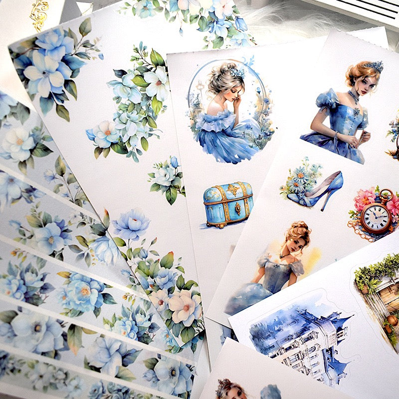 Vintage Sticker book for scrapbooking & journal