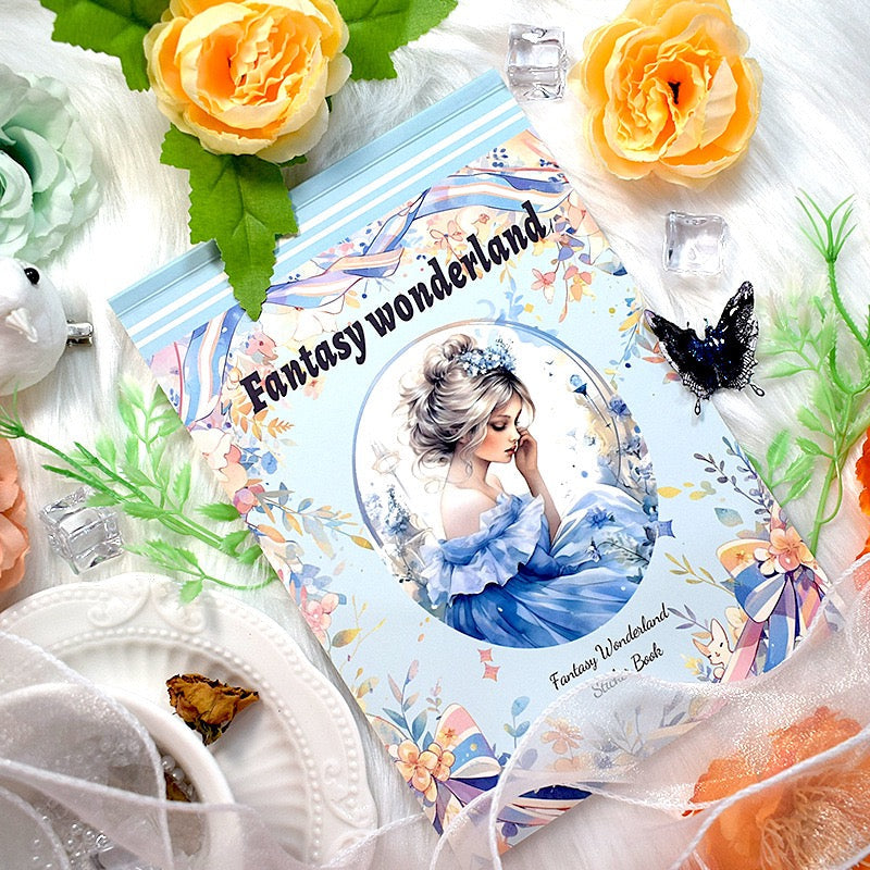 Vintage Sticker book for scrapbooking & journal