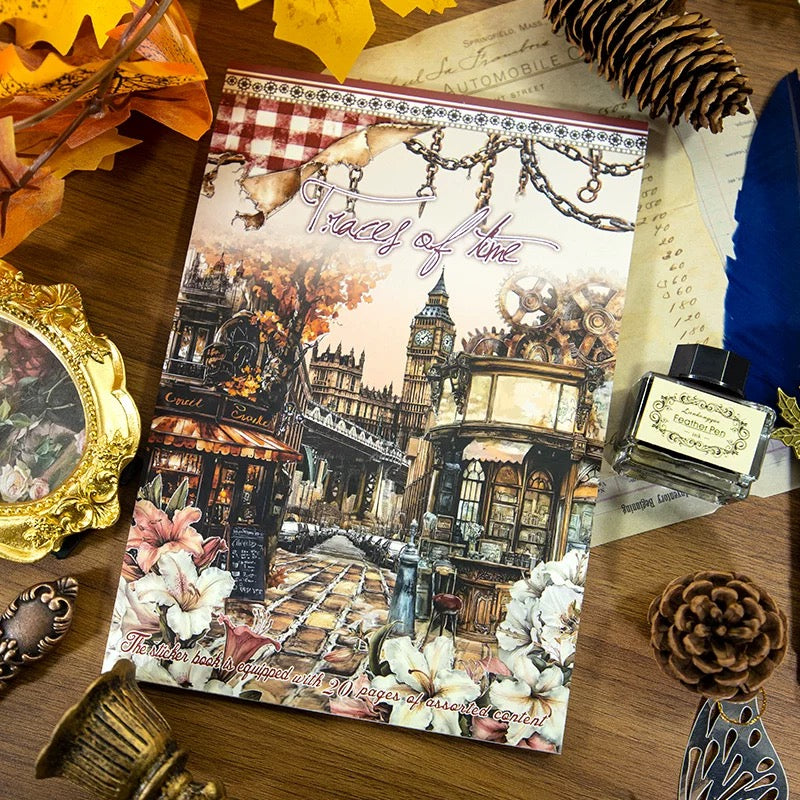 Vintage Sticker Book Vol.16 - Rustic Patina