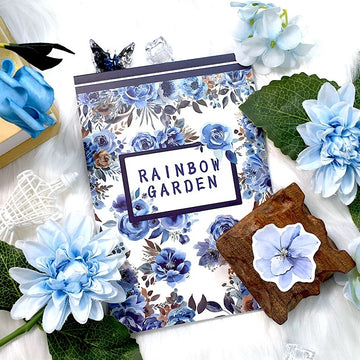 Vintage Sticker Book Vol.7 - Rainbow Garden for journaling and scrapbooking