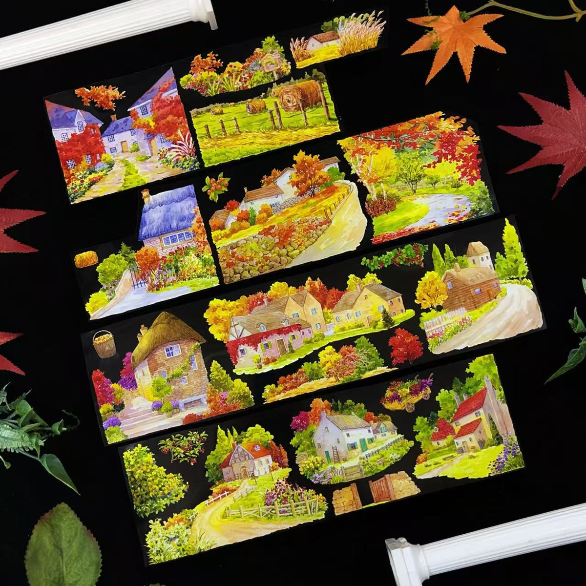 【XT】Colorful Autumn Days Landscape PET Tape