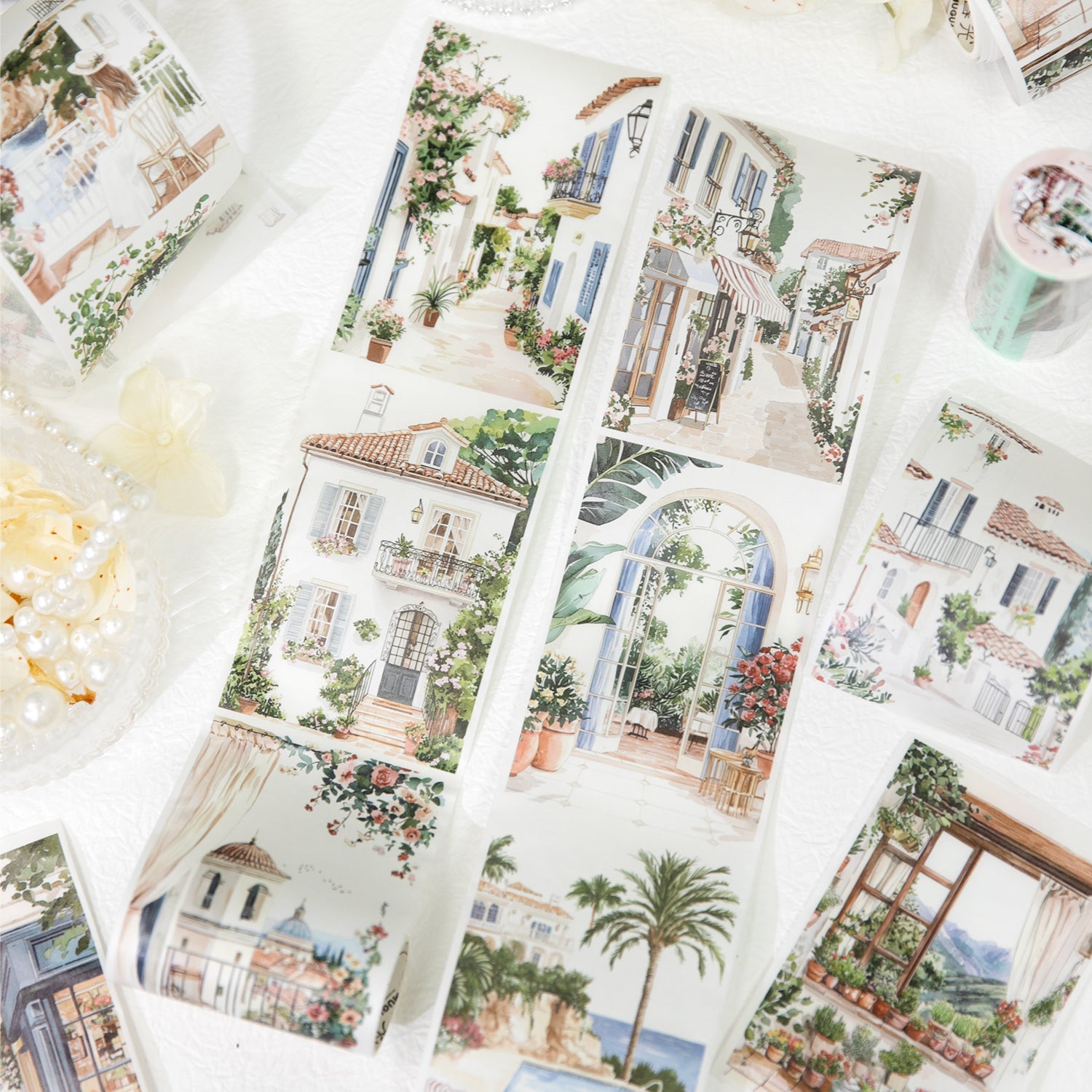 Green Fields Washi Tape