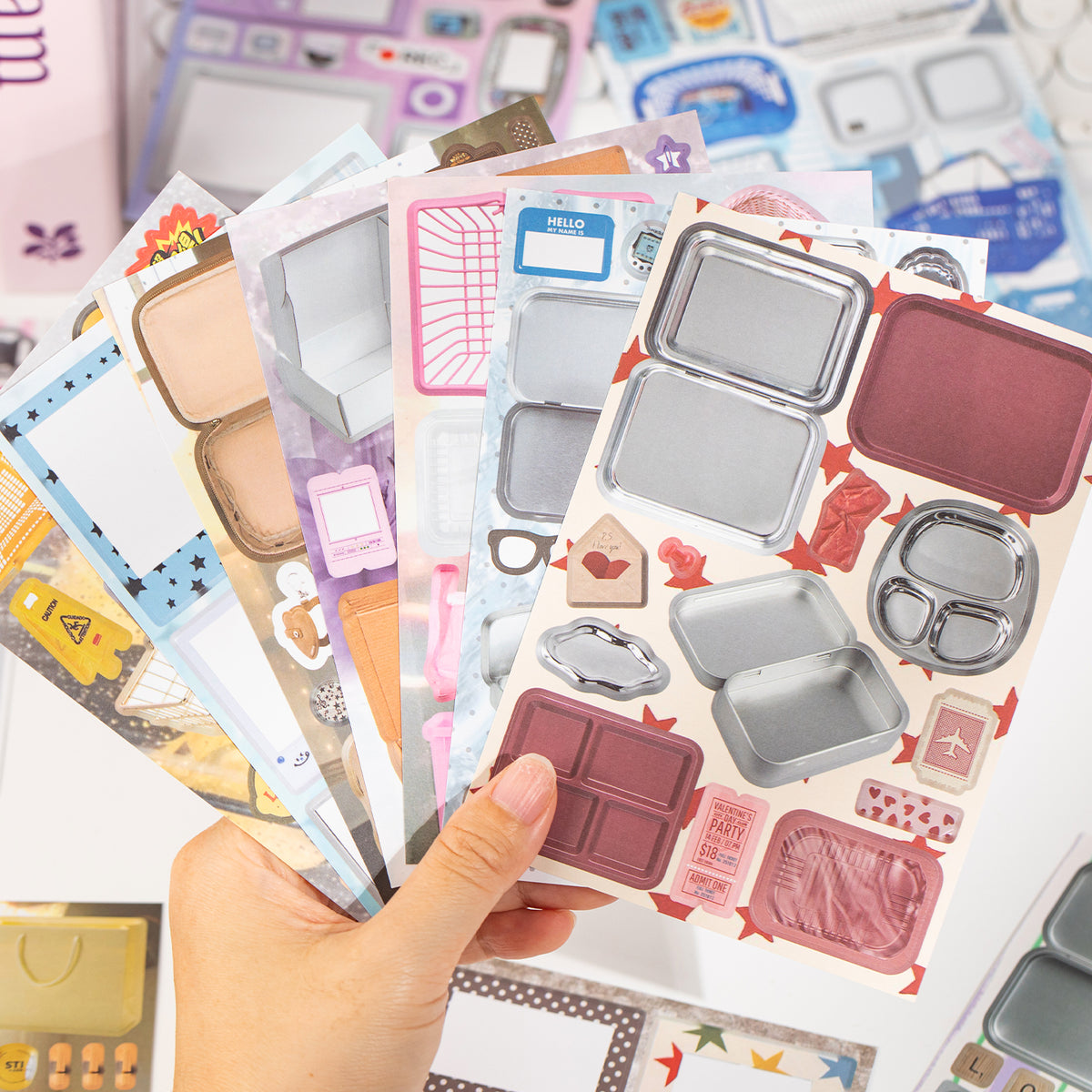 Digital Diary Pre-cut Sticker Book