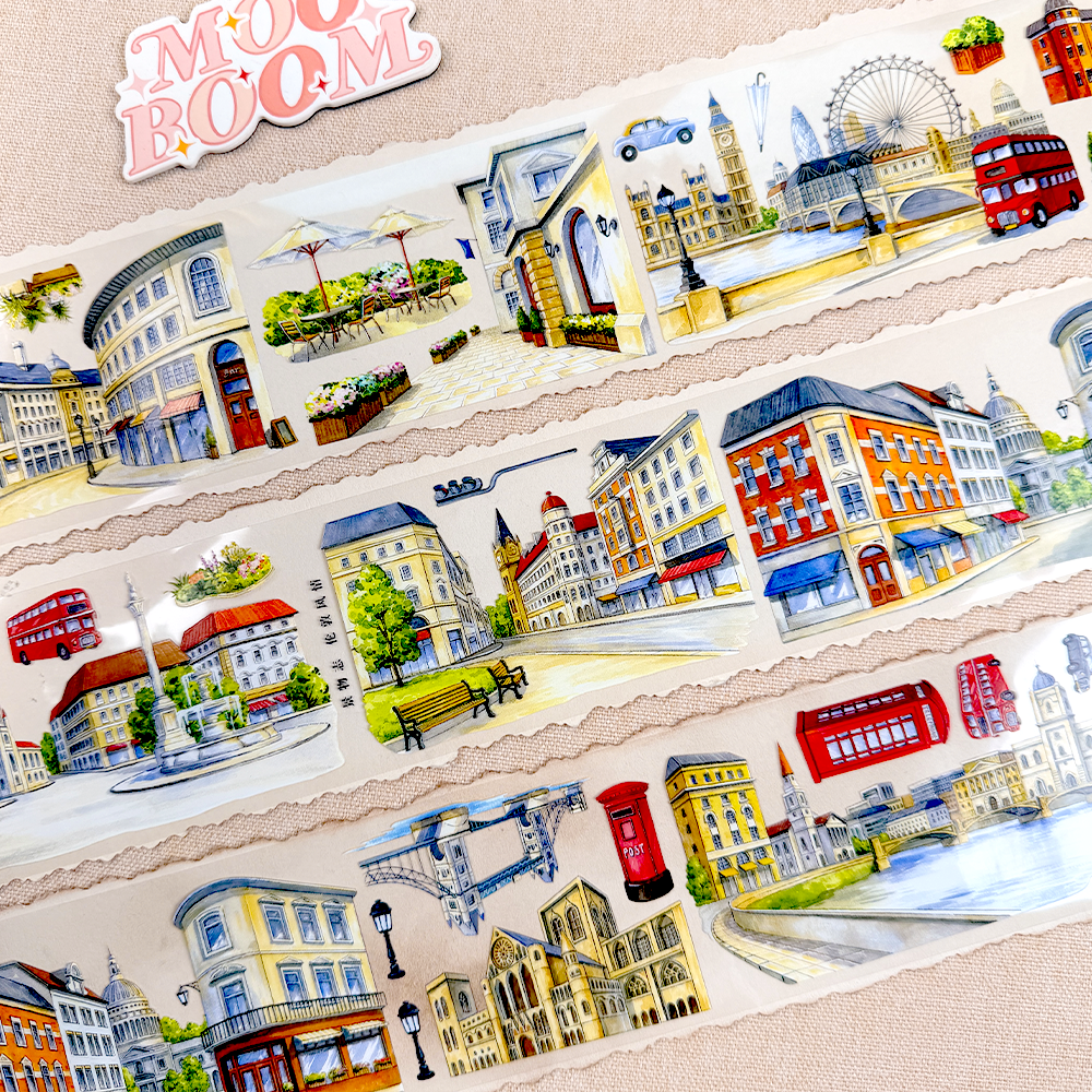 【ZERO】London Landscape PET Tape