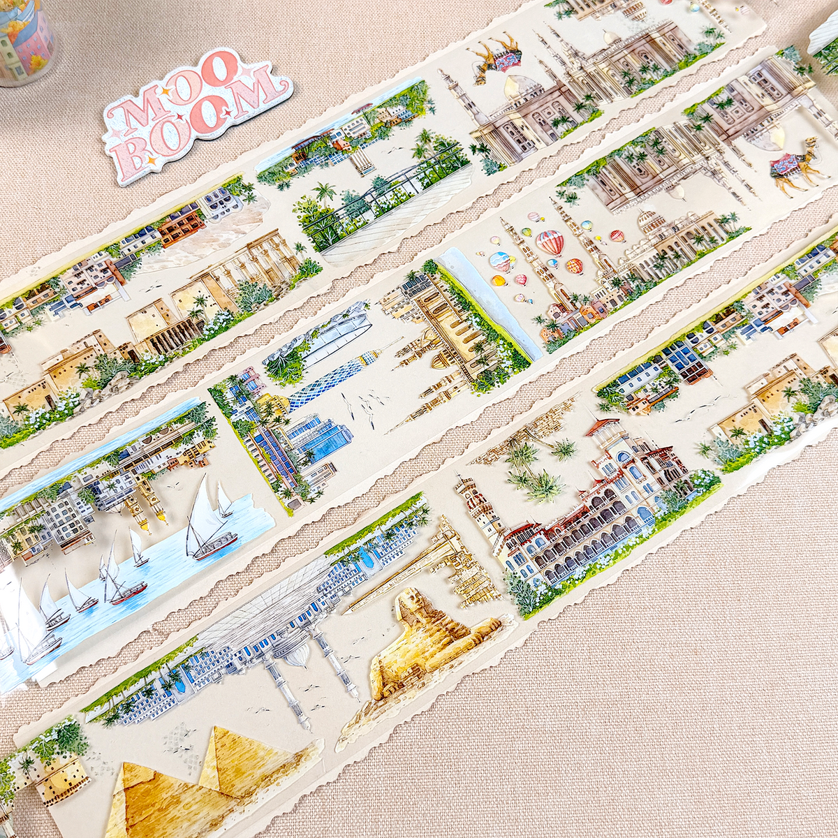 【ZERO】Egyptian Views Landscape PET Tape