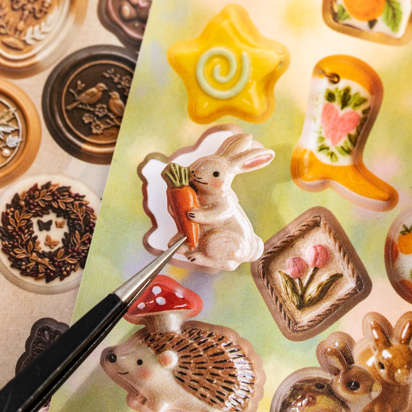 Museum Collection Series Sticker Book For Scrapbooking and Journaling | MOOBOOM