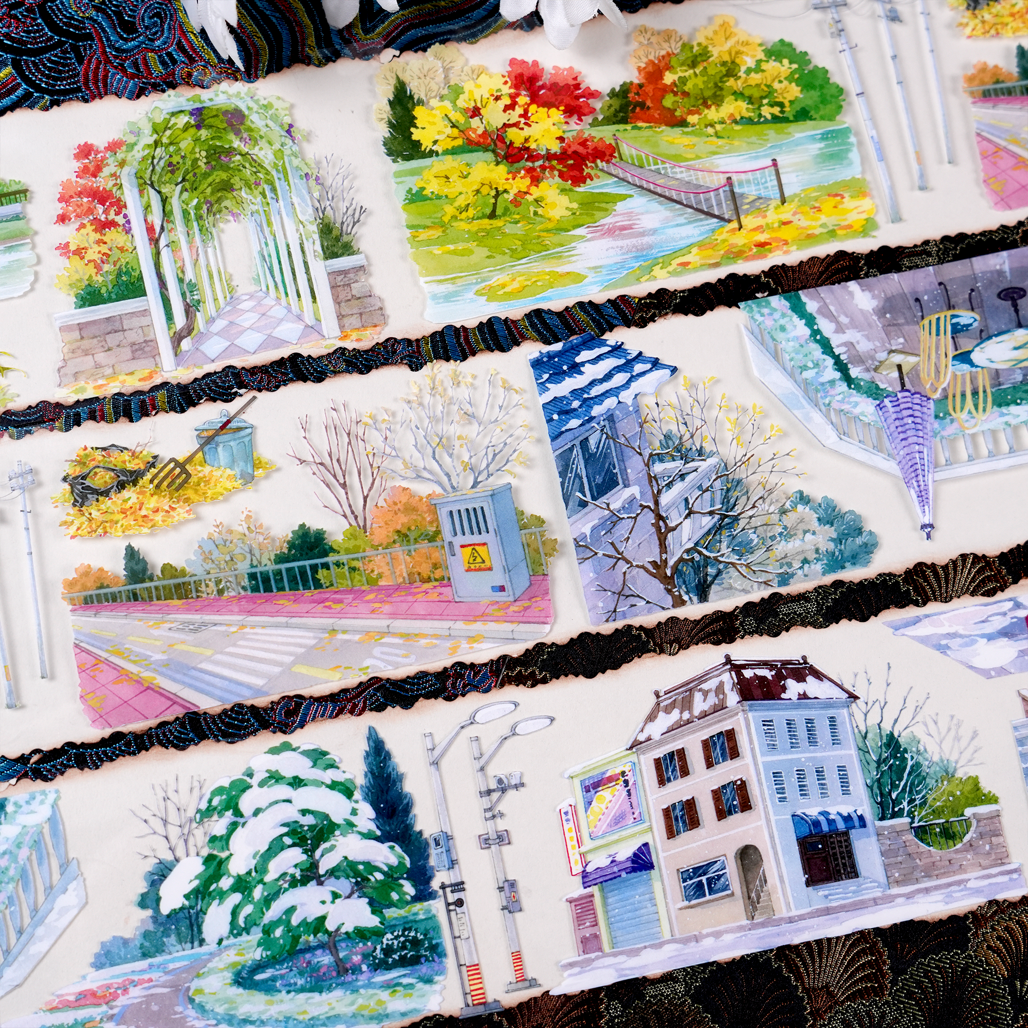 【XT】Autumn-Winter Scenery Landscaping Tape