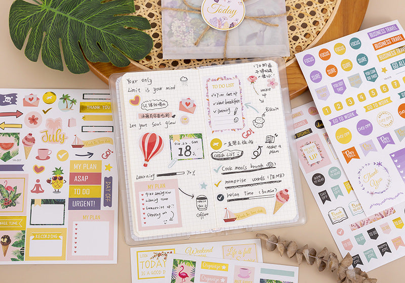 Planner Sticker 1230Pcs