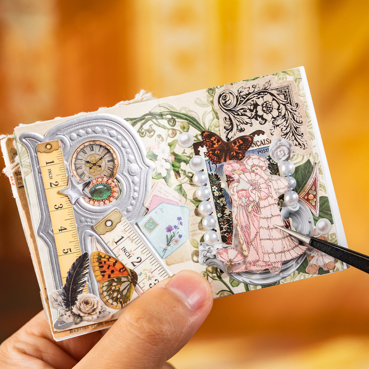 Vintage Treasury Pre-cut Sticker Book
