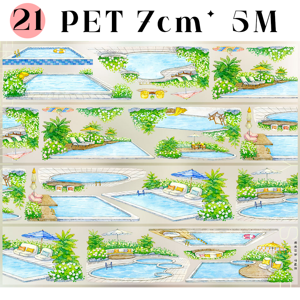 【ZERO】Summer Beach/Seaside  Landscape Tape