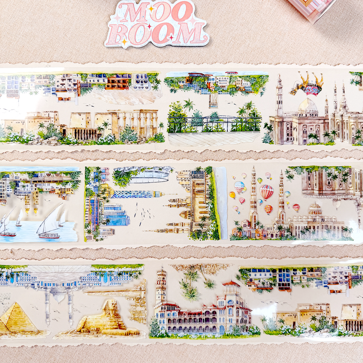 【ZERO】Egyptian Views Landscape PET Tape
