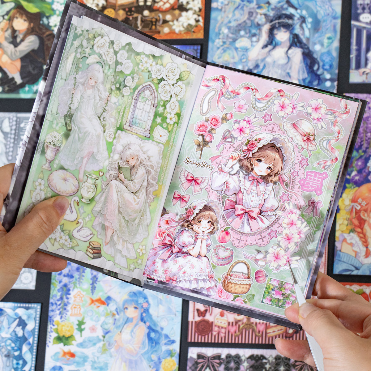 Multiple Tales Character Pre-cut Sticker Book