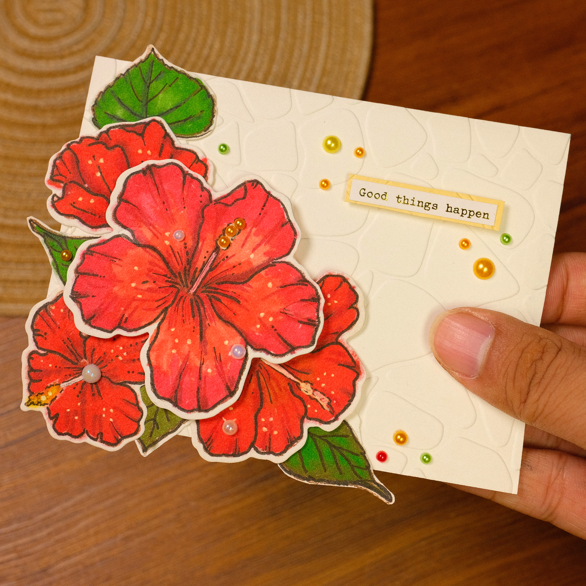 Flowers and Leaves Cutting Die and Silicone Seal