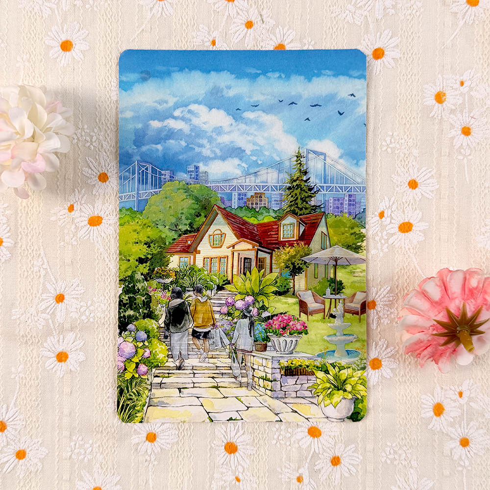 【MOOBOOM】Modern Villa Pre-cut Landscape PET Tape detail image 2