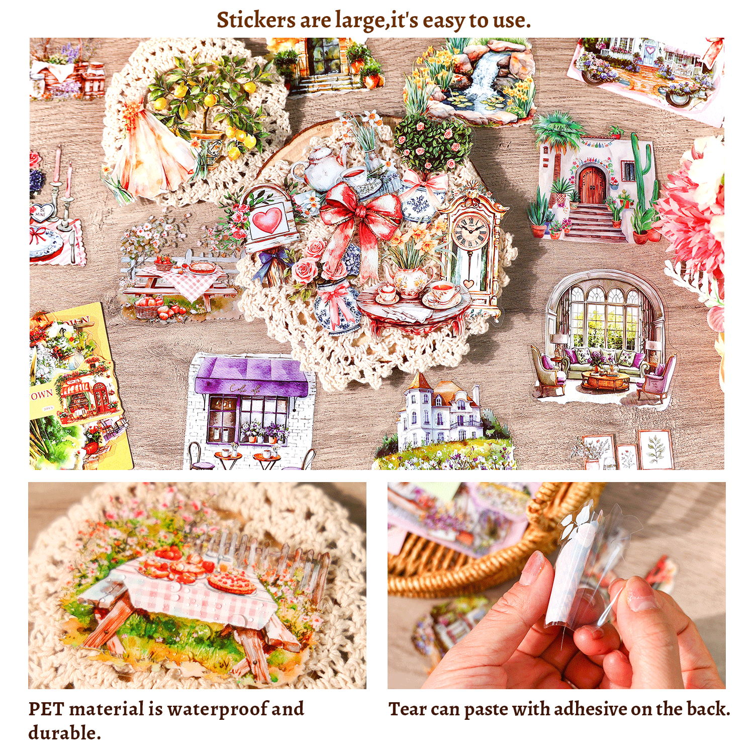 Encountering In A Small Town PET Sticker