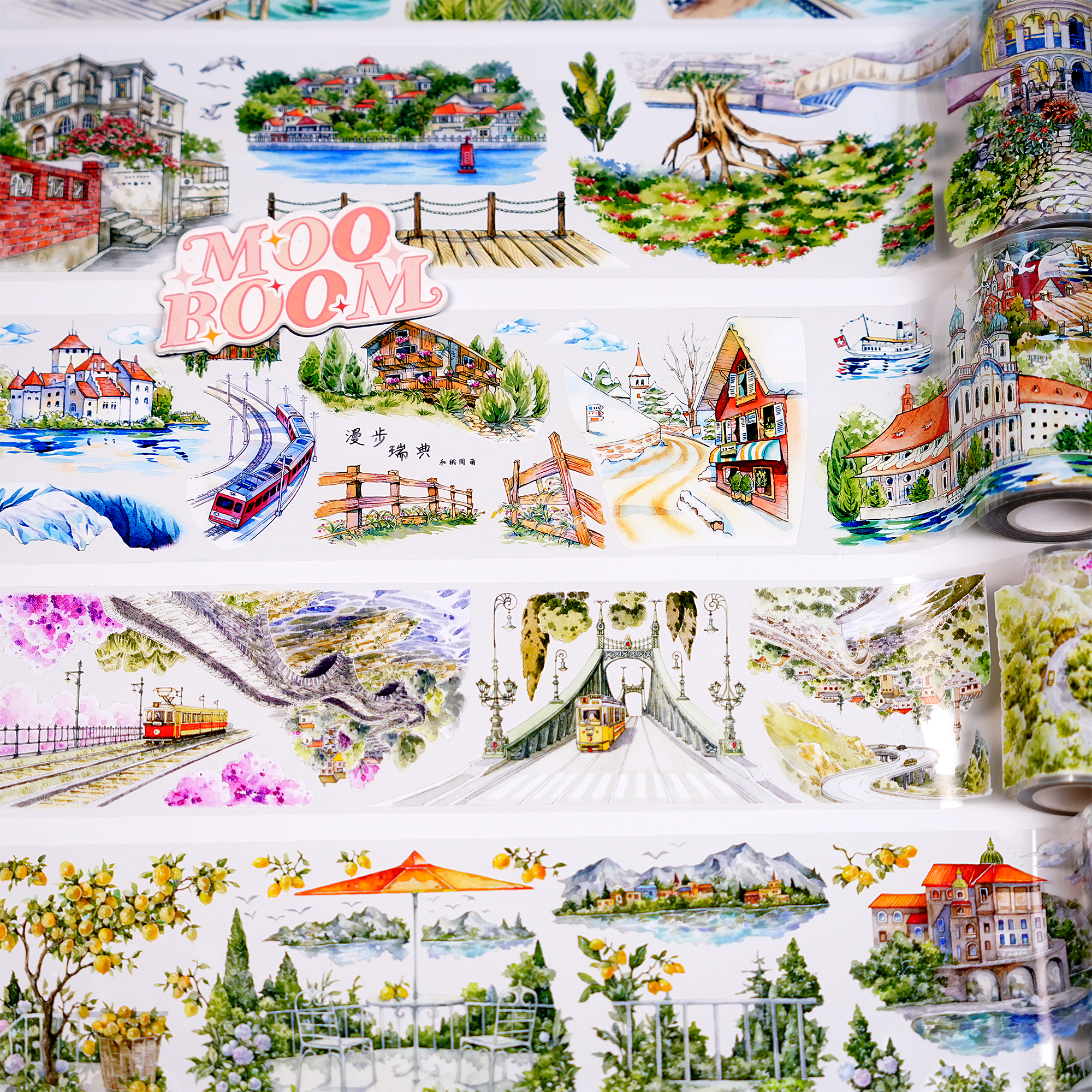 【HZTM】Global Cityscapes Landscaping Tape ( 10 Styles )