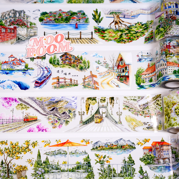 【HZTM】Global Cityscapes Landscaping Tape ( 10 Styles )