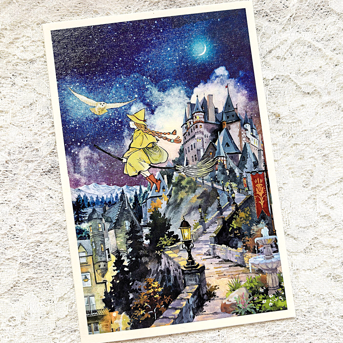 【MOOBOOM】Ghost Castle Pre-cut Landscape PET Tape detail image 3
