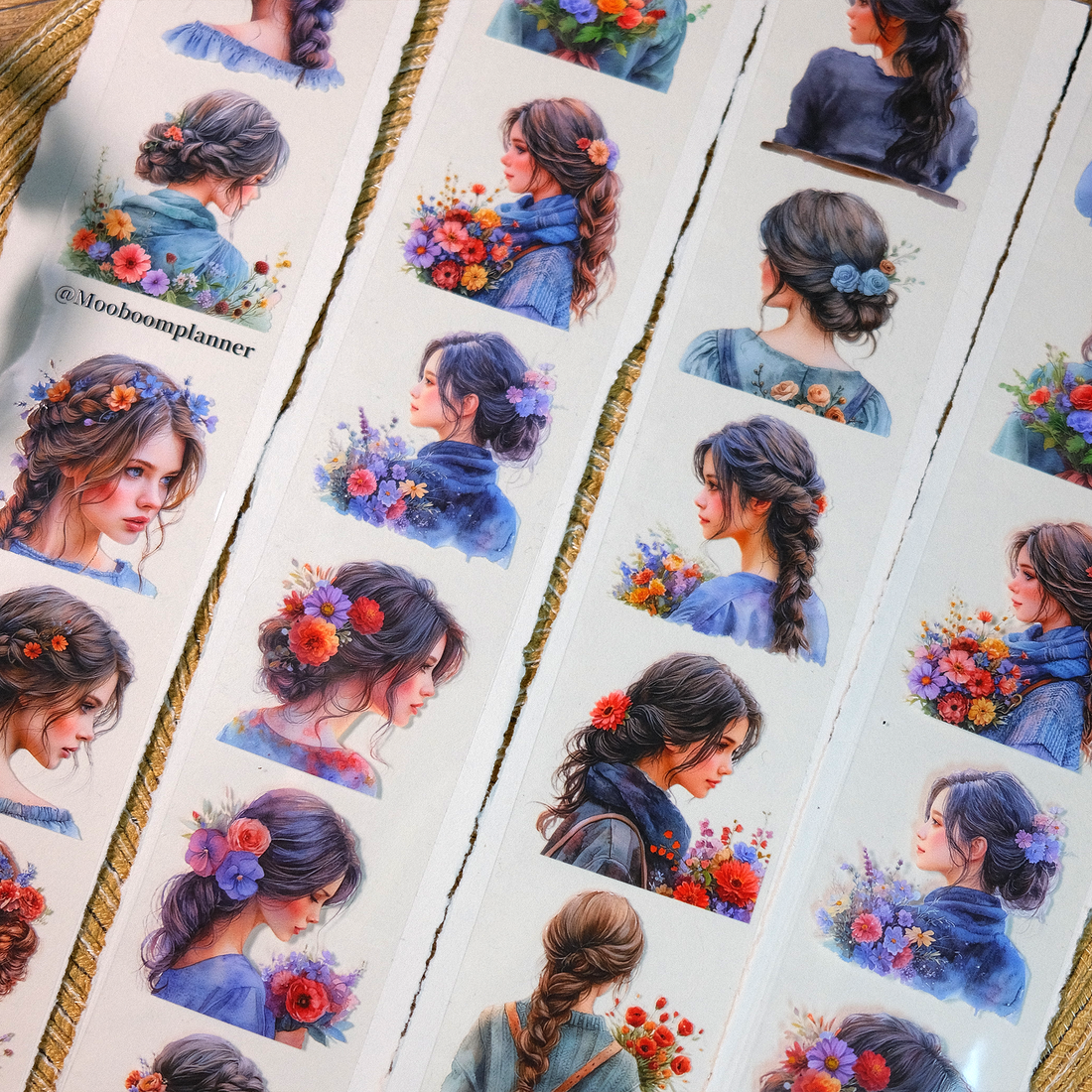 Miss you in the Flower Season PET Tape | No.12 | MOOBOOM Design