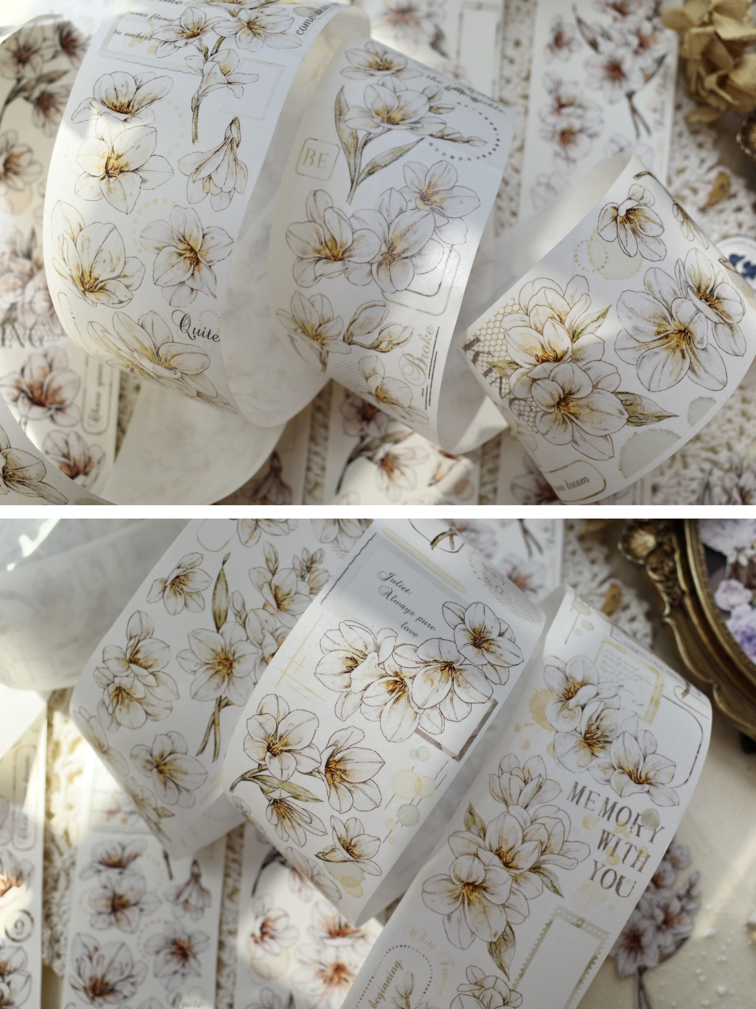 Freesia Flowers Tape (5.5cm*150cm)