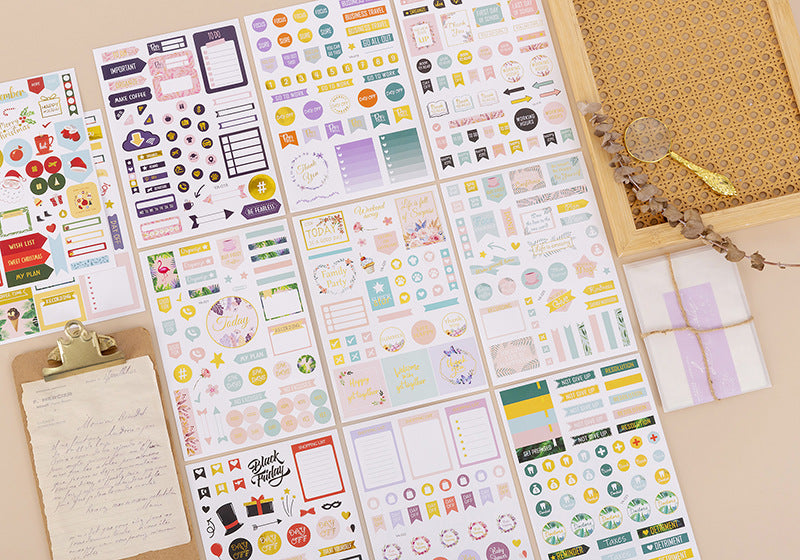 Planner Sticker 1230Pcs