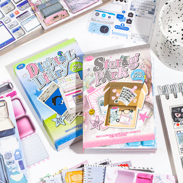 Digital Diary Pre-cut Sticker Book