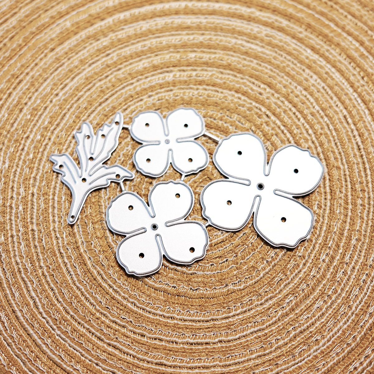 Four-leaf clover flower Metal Cutting Die Set