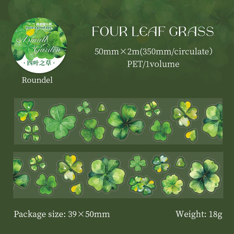 Small Garden Journal Scrapbook Pre-cut PET Tape