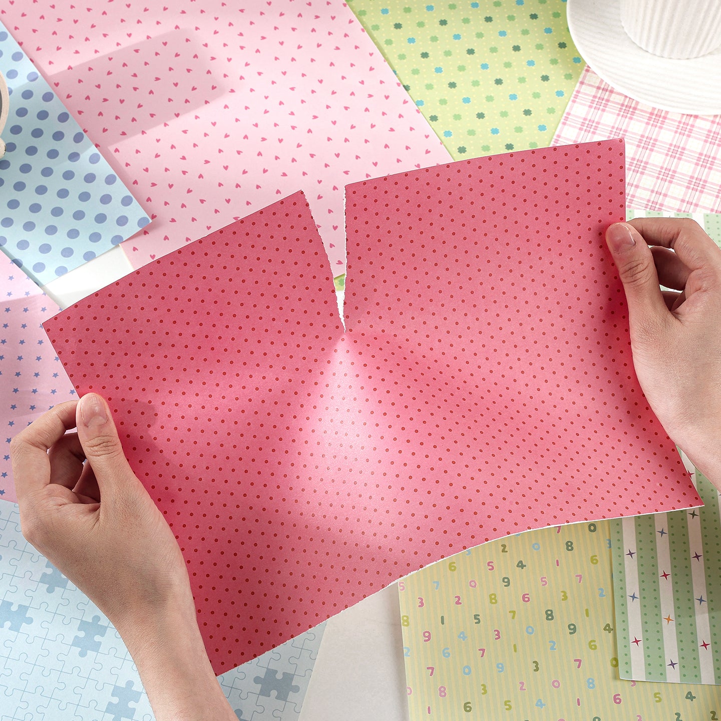 Secrets Among Papers Scrapbooking Paper Book