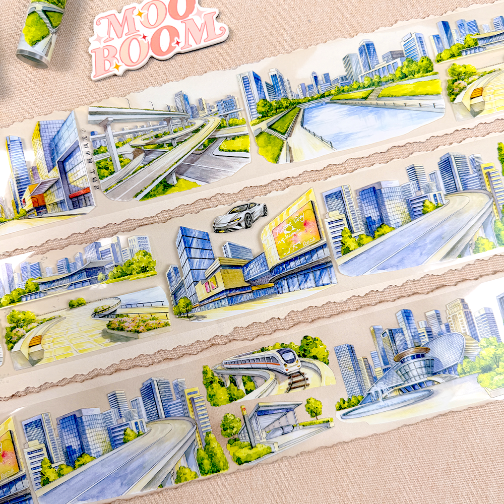 【ZERO】City View Landscape PET Tape