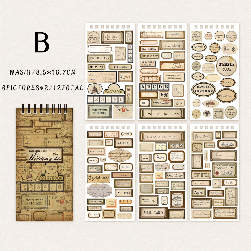 Dropped Tag Series Sticker