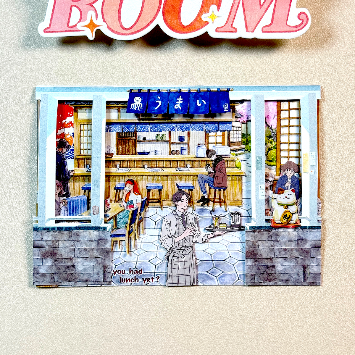 【MOOBOOM】Japanese Restaurant Pre-cut Landscape PET Tape detail image 1