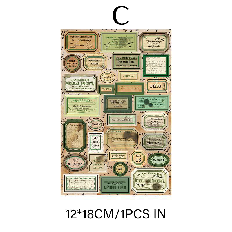 Bill collection series sticker