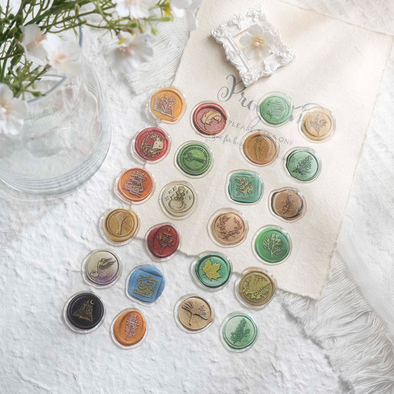 Dreamer Theme Wax Seal Stickers