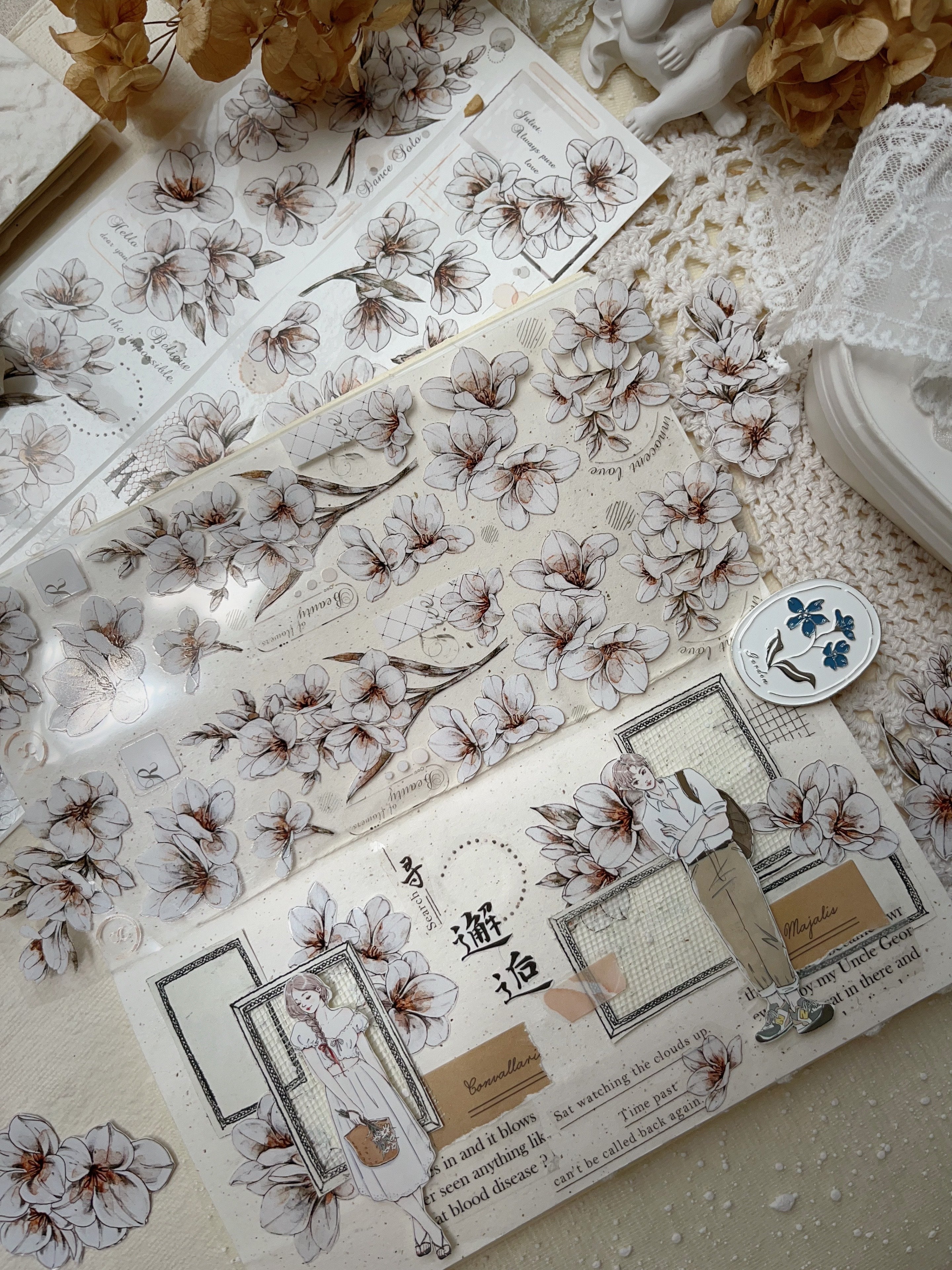 Freesia Flowers Tape (5.5cm*150cm)