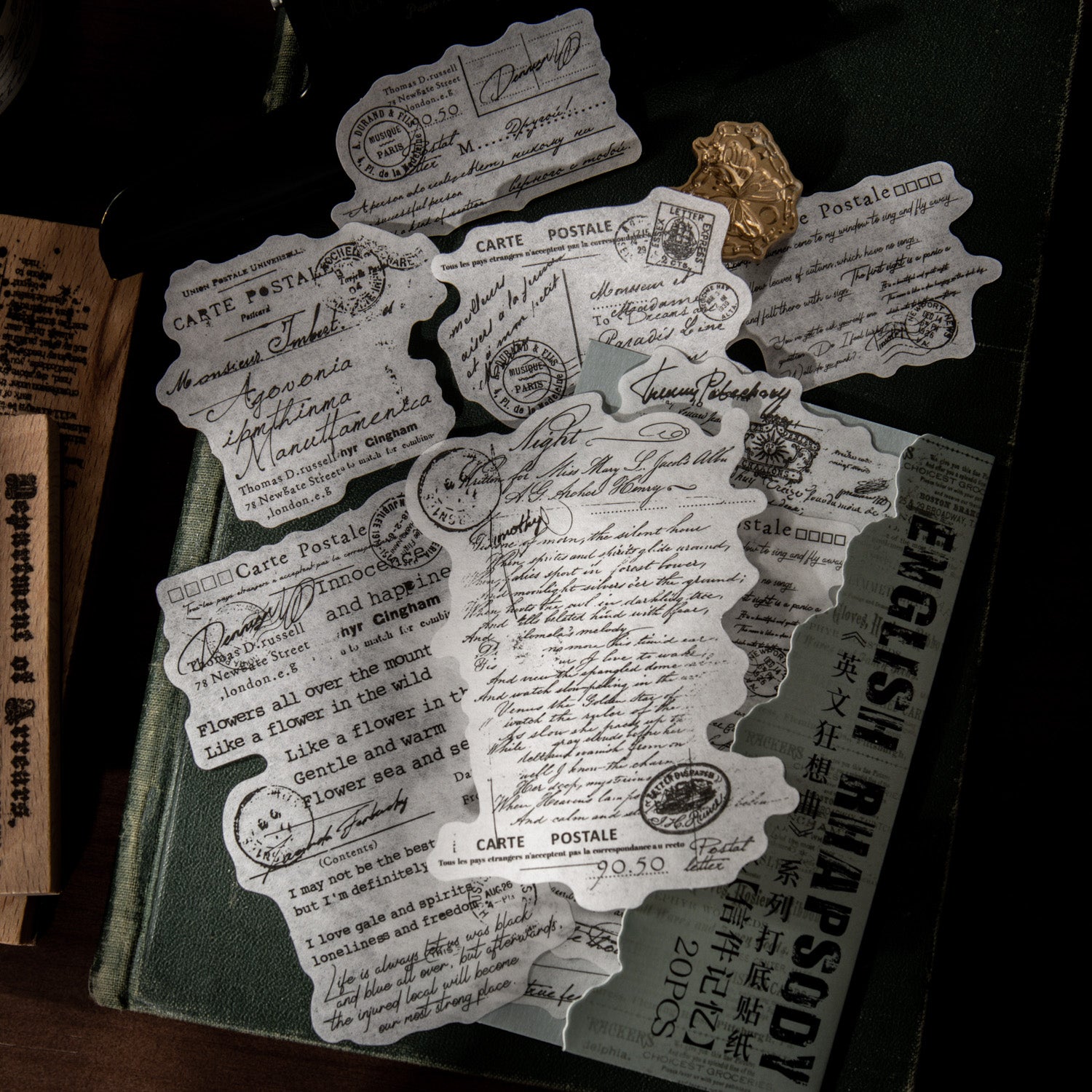 English Rhapsody Washi Sticker