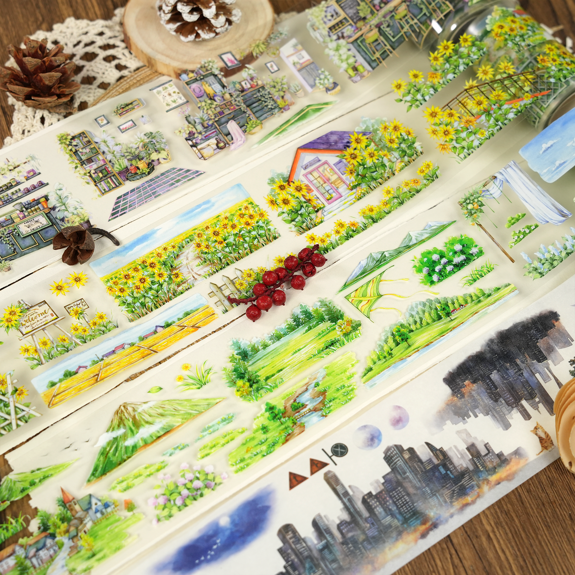 Rural City Landscape Tape(One Loop)