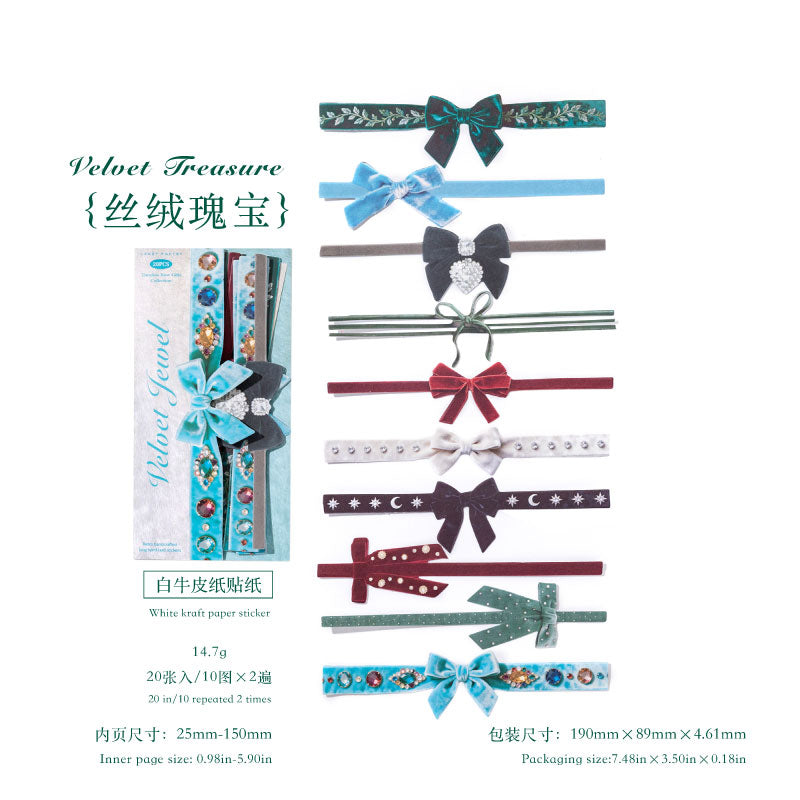 Gift Decoration Cardboard Bow Sticker